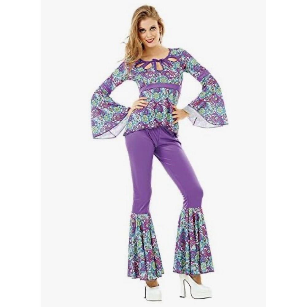 Disco Diva Costume, Women's XL, 70s Style Outfit, Halloween‎ Costume